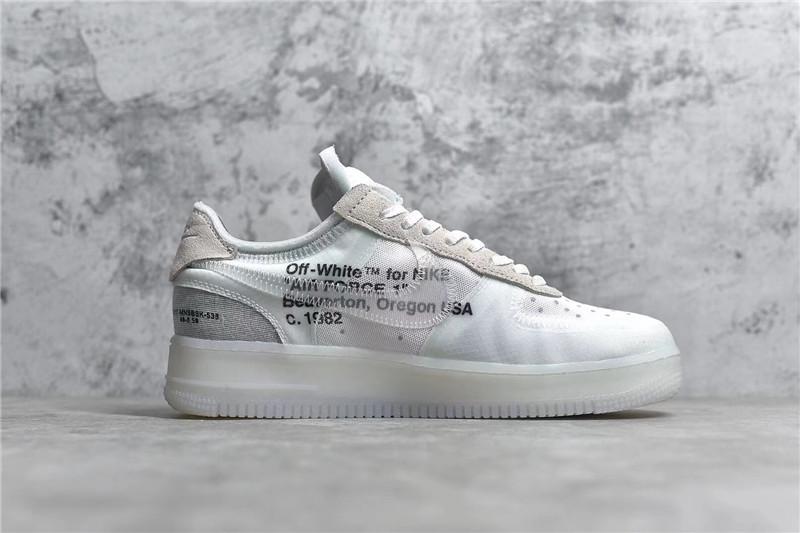 PK God Off-White Nike Air Force 1 One Low The 10 Ten Virgil Abloh retail materials ready to ship